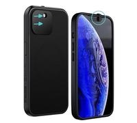 Spy-Fy Privacy Case Compatible for iPhone 15 Plus with Camera Covers Front and Rear | Magsafe compatible and Kickstand | Protect Your Privacy | 6-Foot Drop Proof | 6,7 Inch | Black
