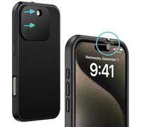 Spy-Fy Privacy Case for iPhone 16 Pro with Camera Covers Front and Rear | Magsafe compatible and Kickstand | Protect Your Privacy | 6-Foot Drop Proof | 6,1 Inch | Camera Protection