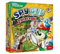 Trefl - Spy Guy Junior Animals - Cooperative Detective Game for the Little Ones, Family Board, Search Evidence and Catch Criminal, Animals Discover, Giant Board for Children from 3 Years