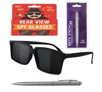 Spy Invisible Ink Pen UV Light & Spy Glasses Bundle