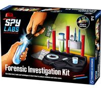 Thames & Kosmos Spy Labs Forensic Investigation Kit, Kids Science Kit, Learn to Collect and Analyse Forensic Evidence, Detective STEM Toys to Develop Problem-Solving Skills, Age 8+