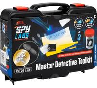 Spy Labs Master Detective Toolkit V2 | Forensic Science Kit | Gather & Document Evidence, Play | Fingerprints, Footprints, Tire Tracks | 32-Page Experiment Storybook, Age 8+
