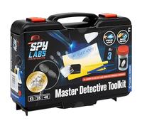 Spy Labs Master Detective Toolkit V2 | Forensic Science Kit | Gather & Document Evidence, Play | Fingerprints, Footprints, Tire Tracks | 32-Page Experiment Storybook, Age 8+