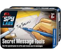 Thames & Kosmos Spy Labs Secret Message Tools, Detective Toy with Invisible Ink Pen for Exchanging Confidential Messages, Toys to Develop Problem-Solving Skills, Age 8+