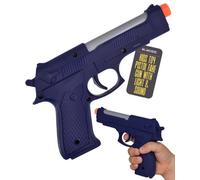 Spy Mission Team Toy Pistol for Kids with Light and Sound Effects Realistic Design Safe Orange Tip Lightweight Plastic Fun Role Play Gun Ideal for Imaginative Secret Agent Adventure Play