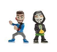 Spy Ninjas 3-INCH 2 FIGURE PACK. DANIEL GIZMO AND PZ SQUIRE FIGURE SECRET NETWORK. SPY MISSION TOYS. HELP DEFEAT PROJECT ZORGO