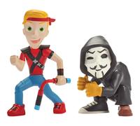 Spy Ninjas 3-INCH 2 FIGURE PACK. CHAD WILD CLAY, PZ2 FIGURE SECRET NETWORK. SPY MISSION TOYS. HELP DEFEAT PROJECT ZORGO
