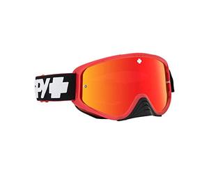 Spy+ Optics Woot Race DH MTB BMX Goggles 2019 - Slice Red with Spectra + Clear lenses
