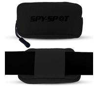 Spy Spot SpySpot Waterproof Small Pouch with Zipper - Portable GPS Tracker Holder for Dog Collar, Belt or Backpack, Fits GL300 & Other Trackers, Multi-Purpose Oxford Fabric Pouch (Black)