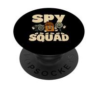 Spy Squad Funny Private Detective Investigator PopSockets Adhesive PopGrip