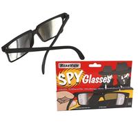 Spy sunglasses with side mirrors to see behind
