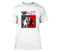 SPY vs SPY Comic Cartoon Mad Magazine - Custom t-Shirt tee White