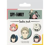 Spy X Family Official Set Of 5 Badge Pack Pin Anime Manga Anya Loid Forger Yor