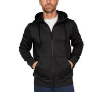 Spyder Active Men's Full Zip Up Hoodie Jacket, Size Medium, Black, M