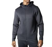 Spyder Active Men's Long Sleeve Stretch Full Zip Hoodie Jacket, Black, XL
