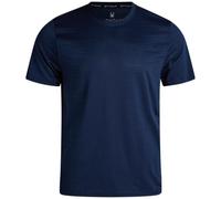 Spyder Athletic Mens T Shirt - Moisture Wicking Performance Ultra Soft Short Sleeve Running Gym Workout Shirts for Men, Navy Jacquard, XL