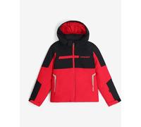 Spyder Challenger Hooded Jacket Pink Black Boys - 10
