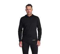 Spyder Charger Hoodie Men Baselayer, Black, M