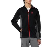 Spyder Men's Constant Full Zip Fleece Jacket, Black, S
