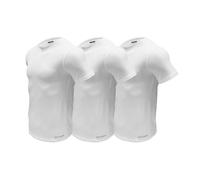Spyder Crew Neck Lightweight Mens Undershirts/Ultra Soft Pro Cotton Stretch T-Shirt, White/White/White, Large