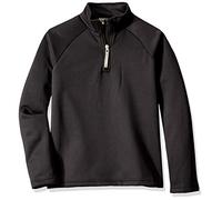 Spyder Girls' Savona Zip T-Neck, Black, L