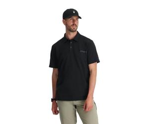 Spyder Links Ss Tech Polo, Men's, Black, XL