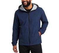Spyder Mens Rain Jacket - Waterproof Lightweight Hooded Windbreaker, Outerwear Jacket for Golf, Hiking and Outdoor (S-XL), Dark Navy, M