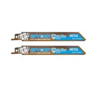 Spyder Mach-Blue 152mm Metal 18Tpi Universal Shank Reciprocating Saw Blade - 200320Uk, Pack Of 2
