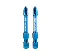 Spyder Mach-Blue Ph2 Impact Screwdriver Bits (L)50mm, Pack Of 2