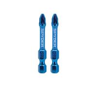 Spyder Mach-Blue Pz2 Impact Screwdriver Bits (L)50mm, Pack Of 2