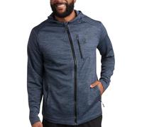 Spyder Men's Active Fleece Hoodie - Performance Mesh Fleece Full Zip Up Sweatshirt with Secure Zip Pockets (Sizes: S-XXL), Blue Drift, X-Large