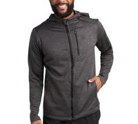 Spyder Men's Active Fleece Hoodie - Performance Mesh Fleece Full Zip Up Sweatshirt with Secure Zip Pockets (Sizes: S-XXL), Polar, XX-L
