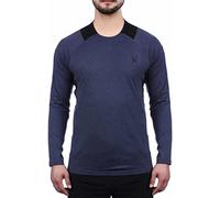 Spyder Mens Active Midweight Long Sleeve Baselayer Shirt (Medium, Dust Navy Heather)