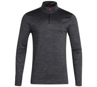 Spyder Men's Active Shirt - Quarter Zip Long Sleeve Performance Pullover - Camo Long Sleeve Workout Top for Men (S-XL), Burnt Charcoal, S