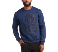 Spyder Men's Active Sweatshirt - Athletic Performance Fleece Classic Crewneck Pullover Sweatshirt for Men (Sizes: S-XXL), Blue, XL