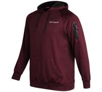 Spyder Men's Active Sweatshirt - Fitted Performance Tech Fleece Hoodie Sweatshirt - Workout Cold Weather Pullover (S-XL), Maroon, M