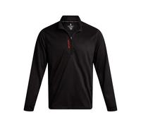 Spyder Men's Active Sweatshirt - Lightweight Fleece Quarter Zip Pullover Workout Sweatshirt with Zipper Placket (Sizes: S-XL), Black, Small