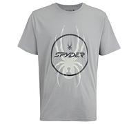 Spyder Men's Athletic Short Sleeve Graphic Cotton T-Shirt, Alloy, Large