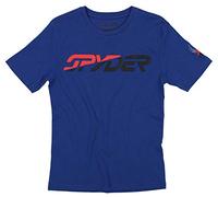 Spyder Men's Athletic Short Sleeve Graphic Cotton T-Shirt, Limoges/Two Tone Wordmark Medium