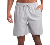 Spyder Mens Athletic Shorts - Lightweight Performance Stretch Gym Shorts for Men with Pockets for Gym and Running, 8" Inseam, Pewter, 34