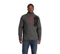 Spyder Mens Bandit Half Zip Fleece Lt Grey Size