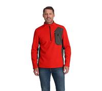 Spyder Men's Bandit 1/2 Zip Fleece Jacket, Volcano, XL