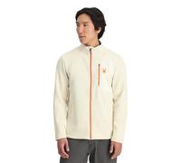 Spyder Men's Bandit Full Zip Fleece Sweater Jacket, Vanilla Latte, Medium