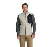 Spyder Men's Bandit Full Zip Fleece Vest, Sandstorm, L