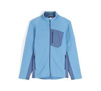 Spyder Men's Bandit Hybrid Full Zip Fleece Jacket, Chambray, M