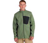 Spyder Men's Bandit Hybrid Full Zip Fleece Jacket, Pine, M