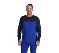 Spyder Men's Charger Crew Hiking Shirt (Pack of 1) Electric Blue