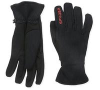 Spyder Men's Core Sweater Conduct Gloves, Large, Black/Volcano