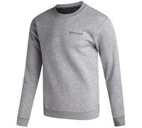Spyder Mens Crewneck Sweatshirt - Soft Performance Fleece Pullover Sweatshirts for Men - Casual Gym Workout Mens Sweatshirt, Light Grey Heather, L