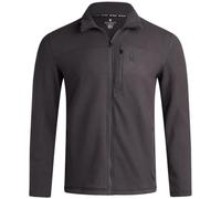 Spyder Mens Jacket - Polar Fleece Insulated Suede Light Jackets for Men - Lightweight Athletic Zip Up Jacket (Sizes: S-XL), Dark Grey, L